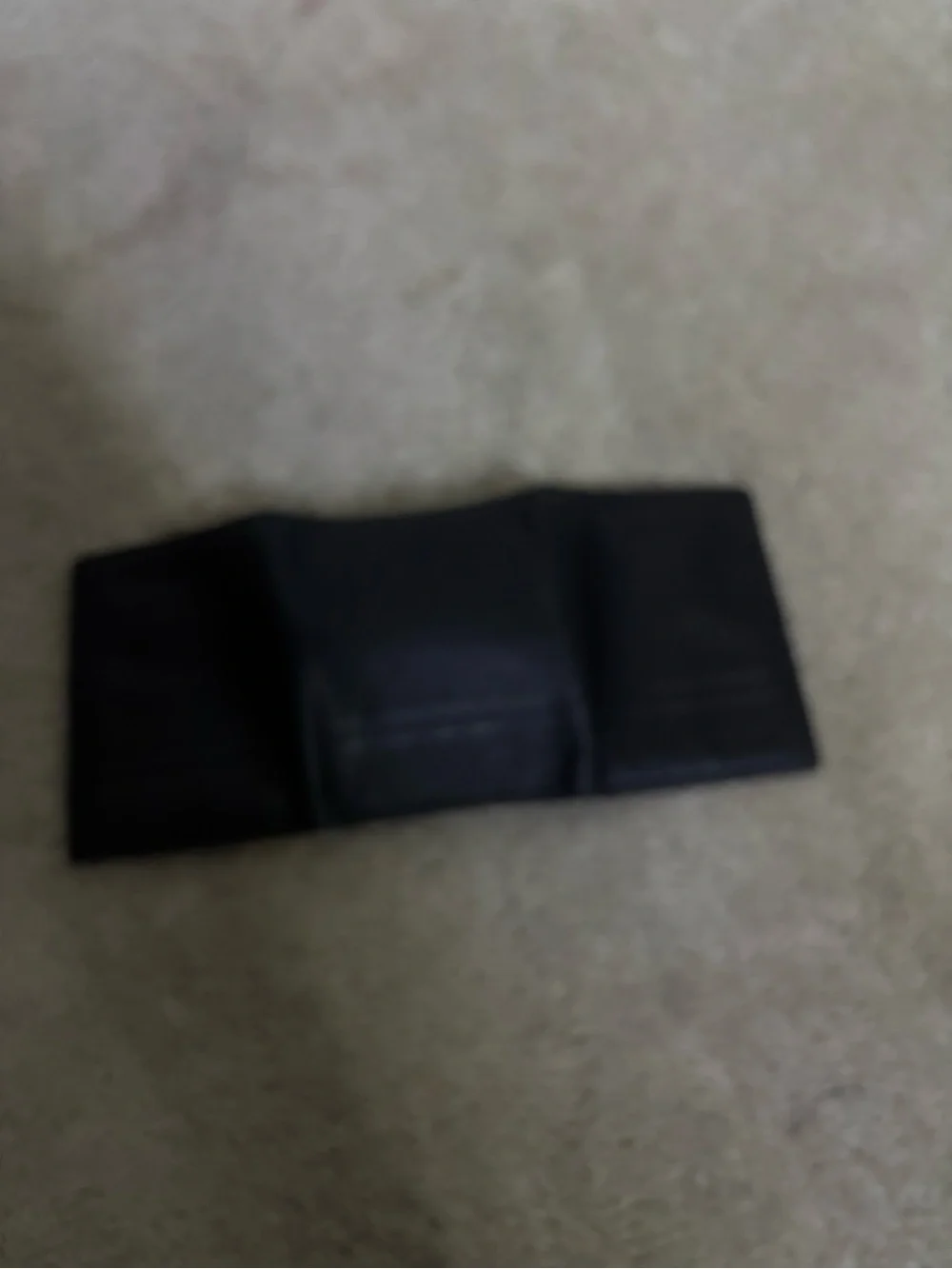 Men's Black Leather Bi-Fold Wallet - Fossil Brand